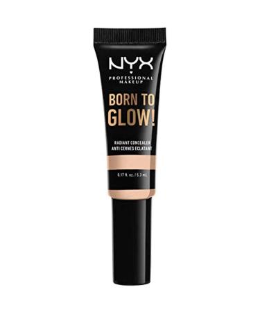 NYX PROFESSIONAL MAKEUP Born To Glow Radiant Concealer  Medium Coverage - Light Ivory