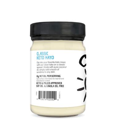 Chosen Foods Classic Keto Mayonnaise with MCT Oil | Gluten & Dairy Free | Low-Carb | Keto & Paleo Diet Friendly - 12 fl oz - Buy Online on GoSupps.com