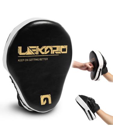 Punching Mitt, Curved Boxing Pads Training Hand Target for MMA Muay Thai, Dojo, Sparring(Sold as Single)