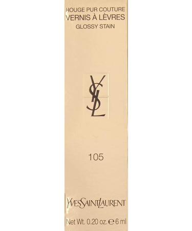 Yves Saint Laurent Rouge Pur Couture Vernis A Levres Rebel Nudes Glossy Stain - No. 105 0.2 oz (Pack of 1) - Buy Online on GoSupps.com