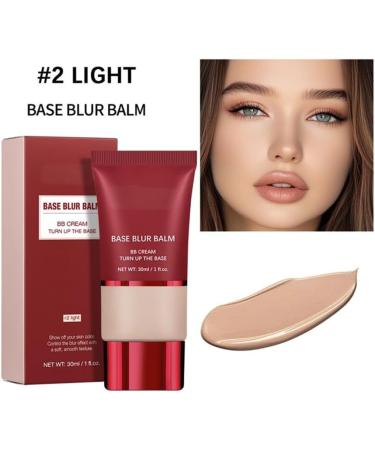 SONGVISON Blur Balm Base: Lightweight matte BB cream with buildable full coverage for instant radiance and flawless makeup hypoallergenic oil-free formula long-lasting all-day wear - Buy Online on GoSupps.com