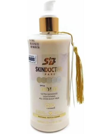 Skin Doctor Gold Lightening Body Lotion Whitening Milk SPF30 - 13.5 Oz