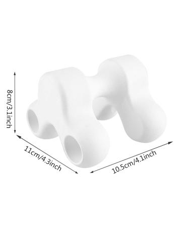 Cervical Neck Traction Cushion - Acupuncture Massage Pillow for Muscle Tension Relief - White - Buy Online on GoSupps.com