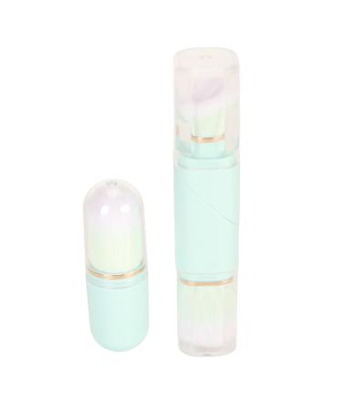 Buy Double Head Retractable Powder Capsule Makeup Brush Set - Travel-Friendly Cosmetic Tool in Blue | International Shipping Available - Buy Online on GoSupps.com