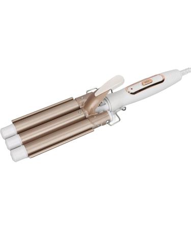 3 Barrel Hair Curler Wavy Curling Wand Stainless Steel Bracket Long Lasting 100 240V for Daily Work Styling (US Plug) - Buy Online on GoSupps.com