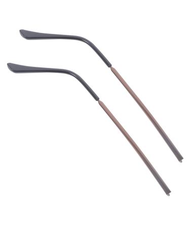 Lurrose 1 pair of glasses legs Sunglasses Arm legs Eyeshaker glasses nasal pads push buttons made of metal glasses brick brackets for glasses.