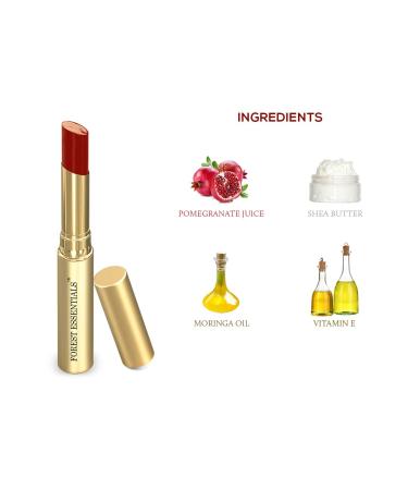 Forest Essentials Tinted Lip Serum Madhu Rasa Anar Rasa 2.2g - Natural Lipstick - Buy Online on GoSupps.com