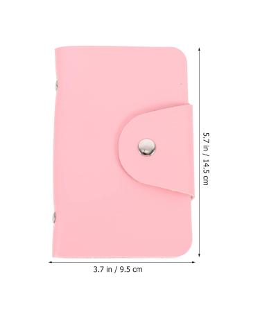 Lurrose Nail Stamping Plate Holder - Rectangular Manicure Organizer & Template Case - Pink Wallet for Nail Art - Buy Online on GoSupps.com