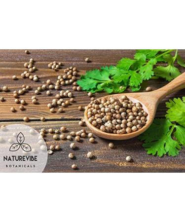 Naturevibe Botanicals Organic Coriander Seeds 1lb - Raw, Gluten-Free & Non-GMO - Adds Flavor - Pack of 1 - Buy Online on GoSupps.com
