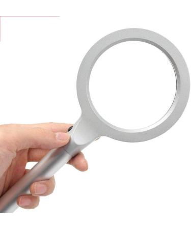 Magnifying Glasses Educational Hobby Magnifiers Hd Magnifier 20 Old Man Reading with Led Light Handheld Optical Magnifier 10 Enlarged Mirror - Buy Online on GoSupps.com