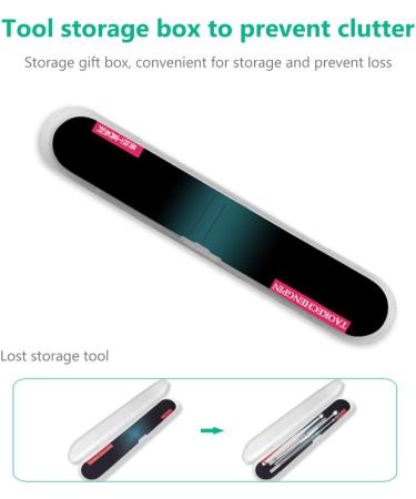 Benkeg Pick Set - 6 Pieces Ear Pick Set Stainless Steel Earpick Ear Wax Curette Remover Cleaner Ear Spoon Spiral Ear Clean Tool with Case - Buy Online on GoSupps.com