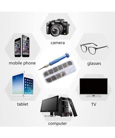 Nutmanel Glasses Repair Tool Set - Complete Sunglasses Repair Kit with Screws Screwdrivers Silicone Nose Pads & Tweezers for Easy Repairs - Buy Online on GoSupps.com