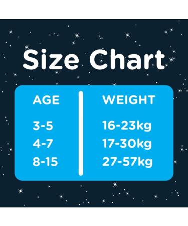 Huggies DryNites Pyjama Pants for Boys 8-15yrs - 27 Pants - Ultimate Night Time Protection for Child and Teen Bedwetting - Buy Online on GoSupps.com