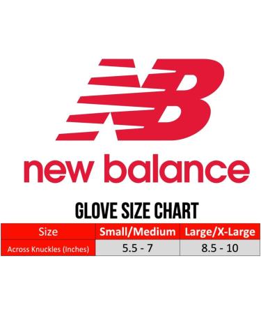 New Balance Adult Cold Weather Gloves Small/Medium - Black | Performance DWR Technology - Buy Online on GoSupps.com