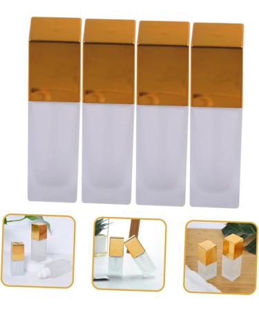 Beavorty 16 pcs Square Liquid Foundation Bottle Frosted Glass Foundation Pump Bottle Vial As Shownx4pcs 10.5x3.2cmx4pcs - Buy Online on GoSupps.com