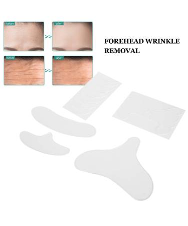 Anti-Aging Facial Patches - Reusable Fold Remover Stripes for Neck Chest Forehead Eyes & Mouth - 11 Pieces - Buy Online on GoSupps.com