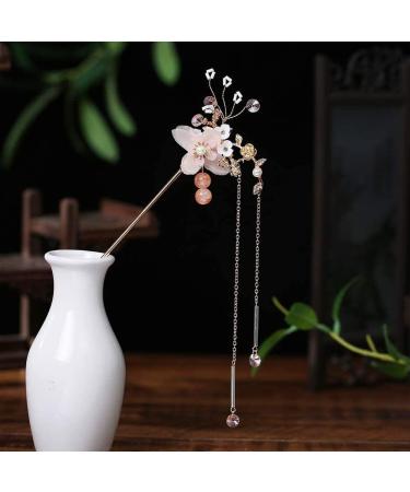 Chinese Hairpin Tassel Chinese Hair Sticks Long Tassel Hair Stick Hair Pins Traditional Classical Style Handmade Hair Jewelry Accessories hair fork - Buy Online on GoSupps.com
