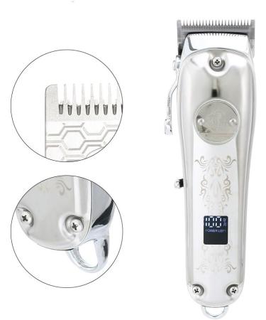 Buy Retro Electric Hair Clipper Trimmer - LCD Display Carved Pattern International Shipping Available - Buy Online on GoSupps.com