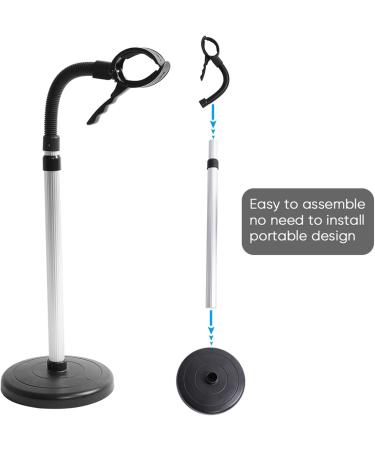 Adjustable Hair Dryer Stand Removable Suction Cup Upright Hair Dryer Stand Hands Free for Home Use & Barber Shops - Buy Online on GoSupps.com