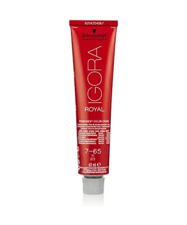 Schwarzkopf Igora Royal Premium hair color 7-65 Mittelblond chocolate gold 1-pack (1 x 60 ml) 7-65 Middle Blond chocolate gold 60 ml (1 Pack) - Buy Online on GoSupps.com