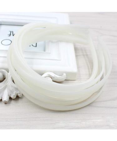 12 Non-Toxic DIY Headbands - Wide No Teeth Hairband Accessories for Women & Girls (White) - Buy Online on GoSupps.com