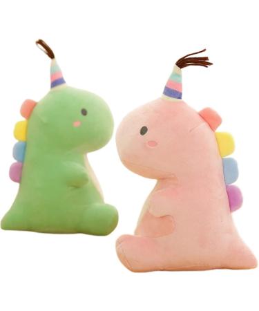 Cartoon Dinosaur Plush Doll: Cute Stuffed Animal Toy Pillow for Kids & Adults (Blue 15cm x 23cm) - Buy Online on GoSupps.com