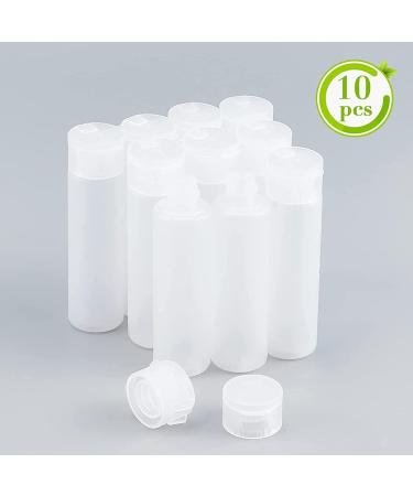 BENECREAT 10 Pack 18ml Plastic Squeeze Flip Cap Bottles - Travel Size Toiletry Sample Containers for Shampoo, Toner, and Cosmetics - Festival Gift - Buy Online on GoSupps.com