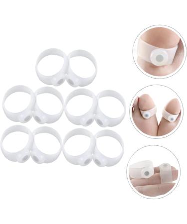 Buy Healeved 25 Pairs Toe Ring Covers - Elastic Band Acupoint Stimulating Toe Covers for Foot Care | Perfect for Travel - Buy Online on GoSupps.com