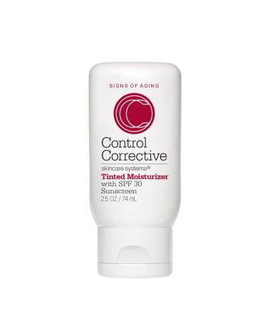 CONTROL CORRECTIVE Tinted Moisturizer With Spf 30  2.5 Oz - Non-Greasy Hydration  Subtle  Healthy-Looking  Even Out Skin Tone  Moisturizes & Protects  Zinc  Titanium  Natural Sunscreen  Sheer Coverage
