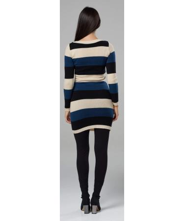 Zeta Ville Maternity Nursing Knitted Tunic Crew Neck Cut Out 453 Beige - Size 8-10 - Buy Online on GoSupps.com