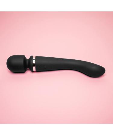 Latenight Silicone Massage Tab Bent - USB Rechargeable Quiet Vibrator for Couples & Women - Multiple Vibration Settings - Perfect Gift in Black - Buy Online on GoSupps.com