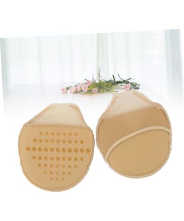 FRCOLOR High Heel Forefoot Pads - Cushioned Half Insoles for Comfort | Khaki Medium - Perfect for Shoes - Buy Online on GoSupps.com