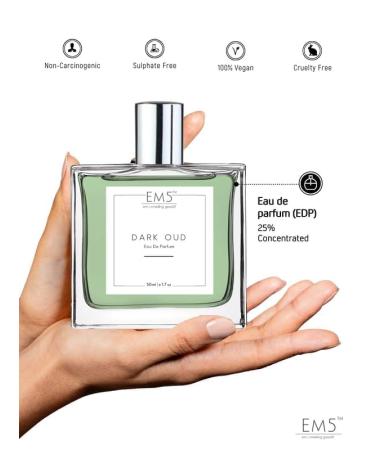EM5 Dark 0ud Perfume | Rose Oud Patchouli Fragrance | Men's Eau de Parfum (EDP) | Strong and Long Lasting Spray | Luxury Perfume Spray for Him | 50 ML | 1.7 Fl Oz - Buy Online on GoSupps.com