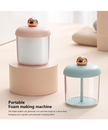 dijiusidy Foam Maker Portable Manual Facial Body Cleaning Bubbler Hand Wash Foamer Bottle Foaming Tools Skincare Beauty Salon Pink Gold - Buy Online on GoSupps.com