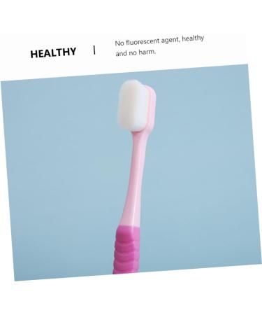Minkissy 4-Piece Portable Children s Toothbrush Set - Soft Safe & Effective Pink Cleaning Tools for Kids | International Shipping - Buy Online on GoSupps.com