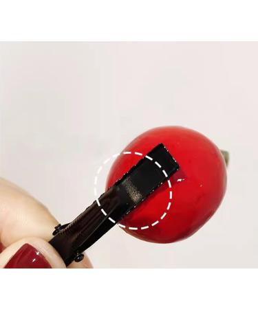 gaobaozhu Cute Red Apple Hair Clips Funny Fruit Hairpin Girl Hair Barrettes Cartoon Side Clip Bangs Hairpins Simulated Fruit Hair Accessories for Ladies Girls Gift - Buy Online on GoSupps.com
