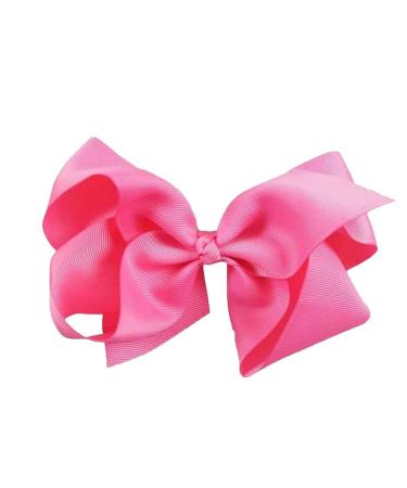New 2025 1Pcs 6" Solid Grosgrain Ribbon Bow Hair Clips For New For Fashion With Large Hair Pins Hairgrips Barrettes Boutique Hair Accessories Jewelry Fashion Accessories Creative Gift