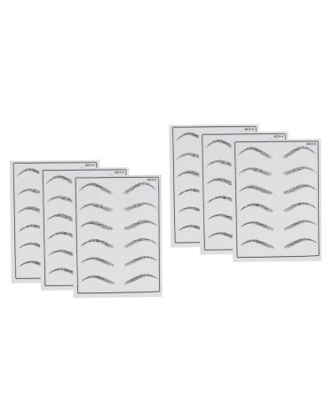 FOMIYES 2pcs Eye Brow Practice Skin Eyebrow Practice Skin Eyebrow Microblading Eyebrows