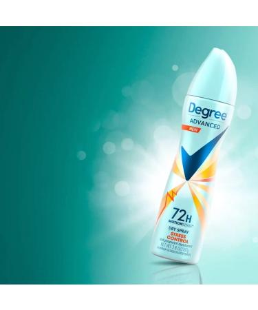 Degree Advanced Antiperspirant Dry Spray Deodorant for Women - Stress Control - 72-Hour Protection - 3.8oz (Pack of 2) - Buy Online on GoSupps.com