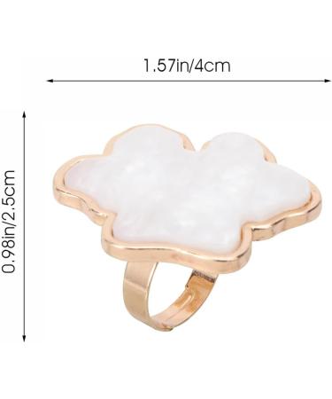 Cabilock 2 pi ces Palette Ongles Anneau pour Nail Art Palette M langeuse Portable R sine Blanche et Rose Outil Cr atif pour Maquillage Cosm tique et D coration DIY - Buy Online on GoSupps.com