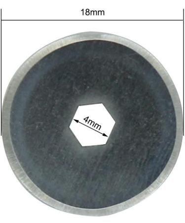 Autotoolhome 18mm Rotary Cutter Blades - Pack of 20 for Fabric, Paper, Quilting, Sewing, Patchwork - Buy Online on GoSupps.com