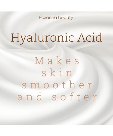 Roxanna Hyaluronic Acid Face Cream 50ml - Skincare Moisturizer for Women with Squalane Niacinamide Coconut Aloe Vera - Best - Repair Night and Day Cream - Vegan Anti Ageing Care - Buy Online on GoSupps.com