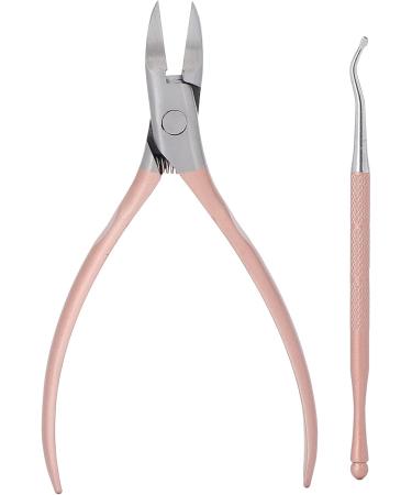 Verdant Touch Toenail Lifter Stainless Steel Toenail Nippers and Lifter Set Professional Ingrown Nail Pedicure Tools Rose Gold for Precision Nail Care - Buy Online on GoSupps.com