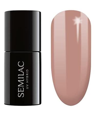 Semilac UV nail polish 203 Pink Brown 7ml Collection Business Line