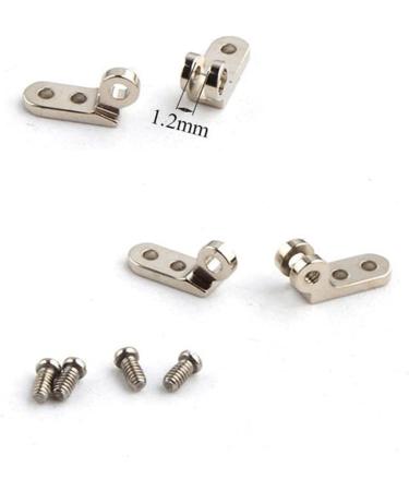 10 Sets of 3mm Wide Glasses Hinges - Perfect for Plastic Frame Repairs | Universal Round Hinges for Eyewear - Buy Online on GoSupps.com
