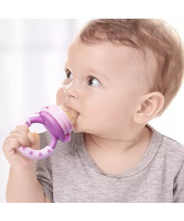 Mesh Baby Pacifier Feeder - BPA-Free Silicone - Pink - Buy Online on GoSupps.com
