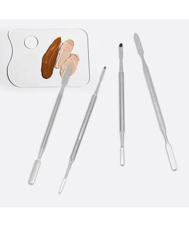 EXCEART 4Pcs Stainless Steel Makeup Spatula Tool Set for Cosmetics Mixing - Buy Online on GoSupps.com