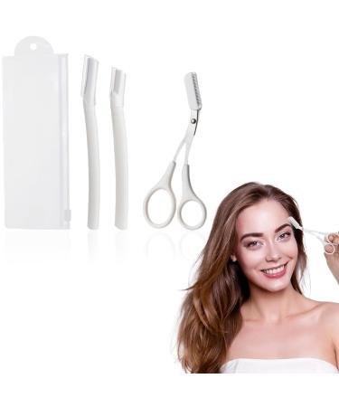 3 Pcs Outil de Coupe des Sourcils Ciseaux Sourcils Ciseaux de Pr cision Professionnels Tondeuse Sourcils avec Peigne Sourcils Tondeuse Sourcils pour Homme Femme