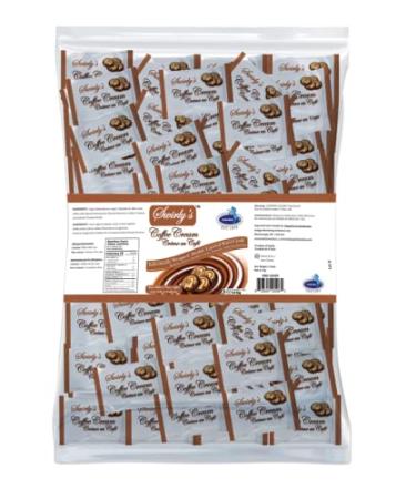 Swirly's Coffee Cream - Premium Double Layered Vegetarian Hard Candy Gluten-Free Gelatin-Free Halal-Certified 1.5 KG Bulk Bag (357 pieces)