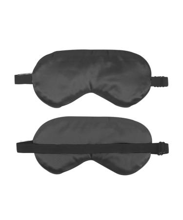 MOBEBI Eye Mask for Sleeping Sleeping Eye Mask Natural Silk Eye Mask Sleeping Aid Aviation Eyeshade Cover Shade Eye Patch Soft Portable Blindfold Travel Sleep Mask (Size : Grey) (Color : OneColor)
